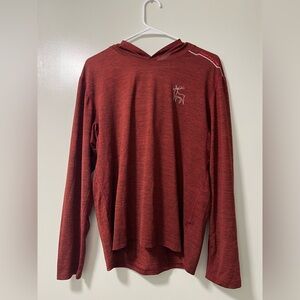 Men's Red Long Sleeve Shirt